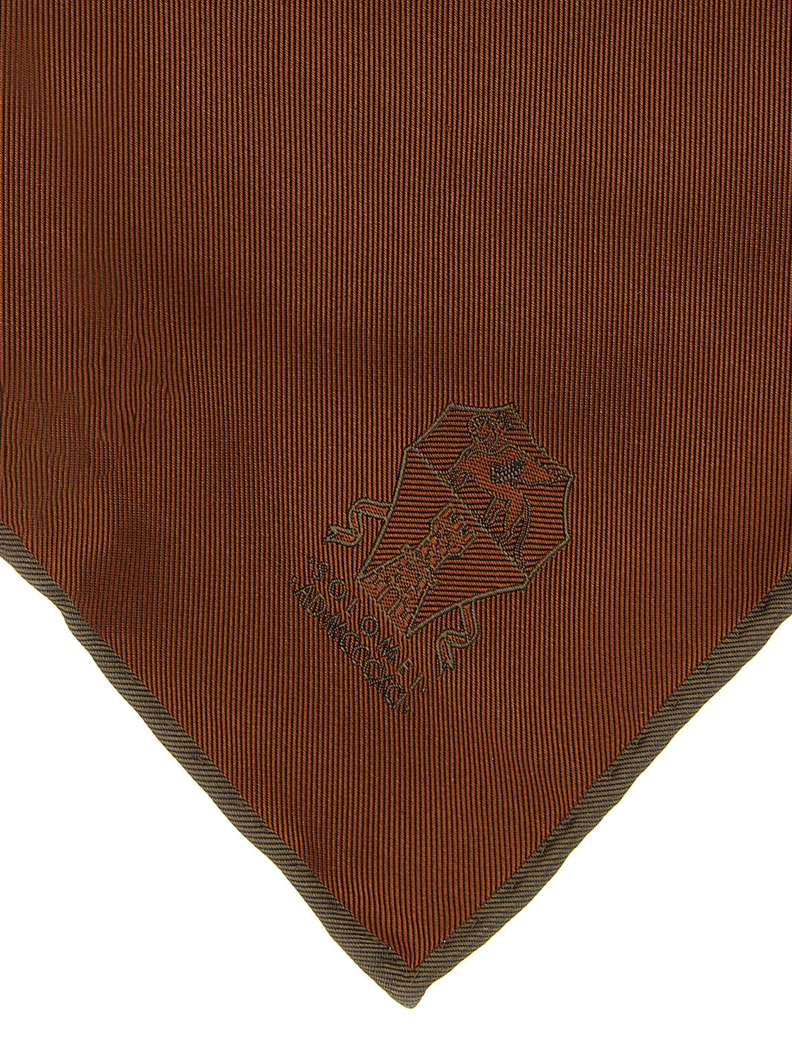 Brown Silk Scarf