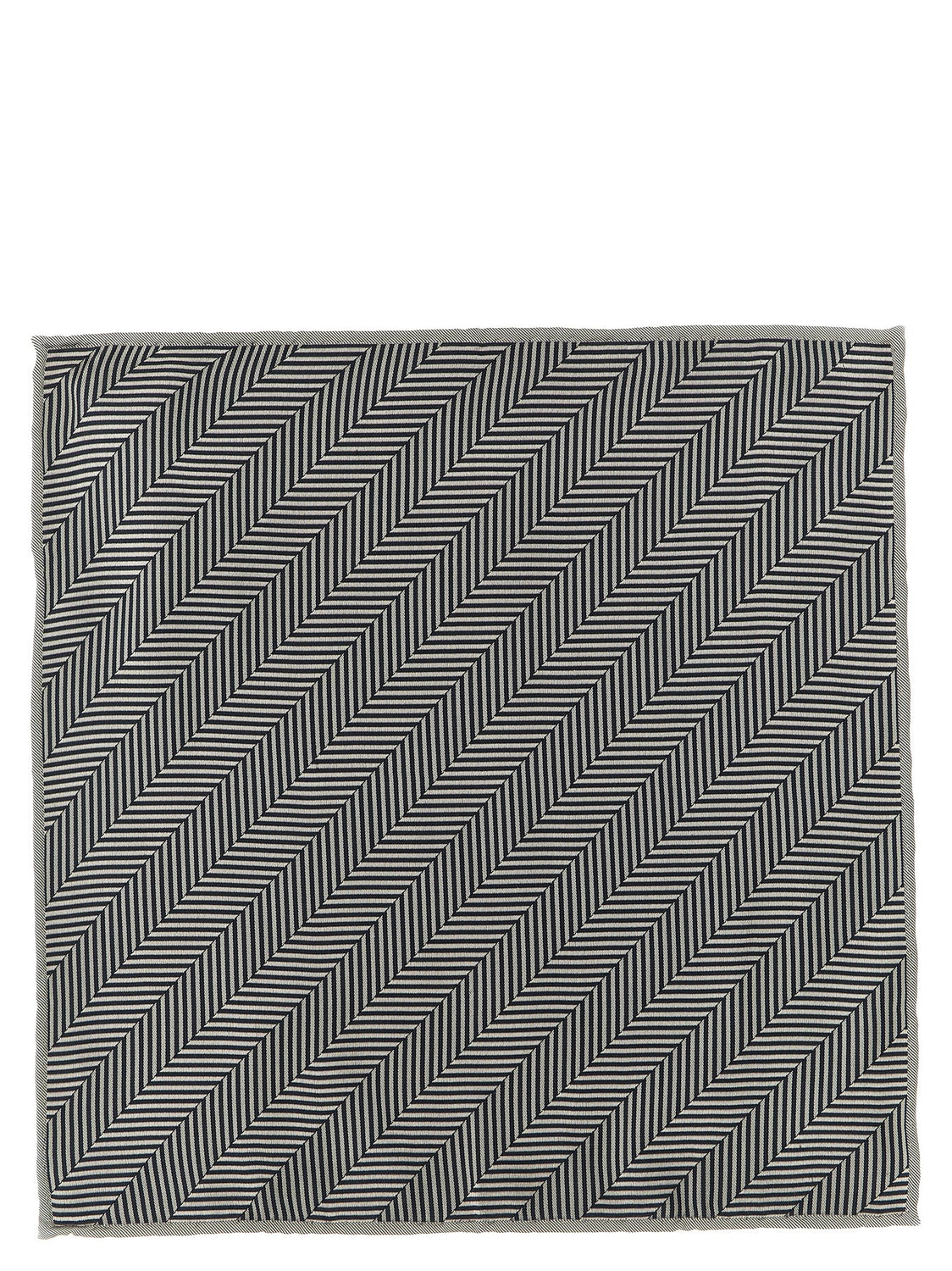 Gray Silk Pocket Square