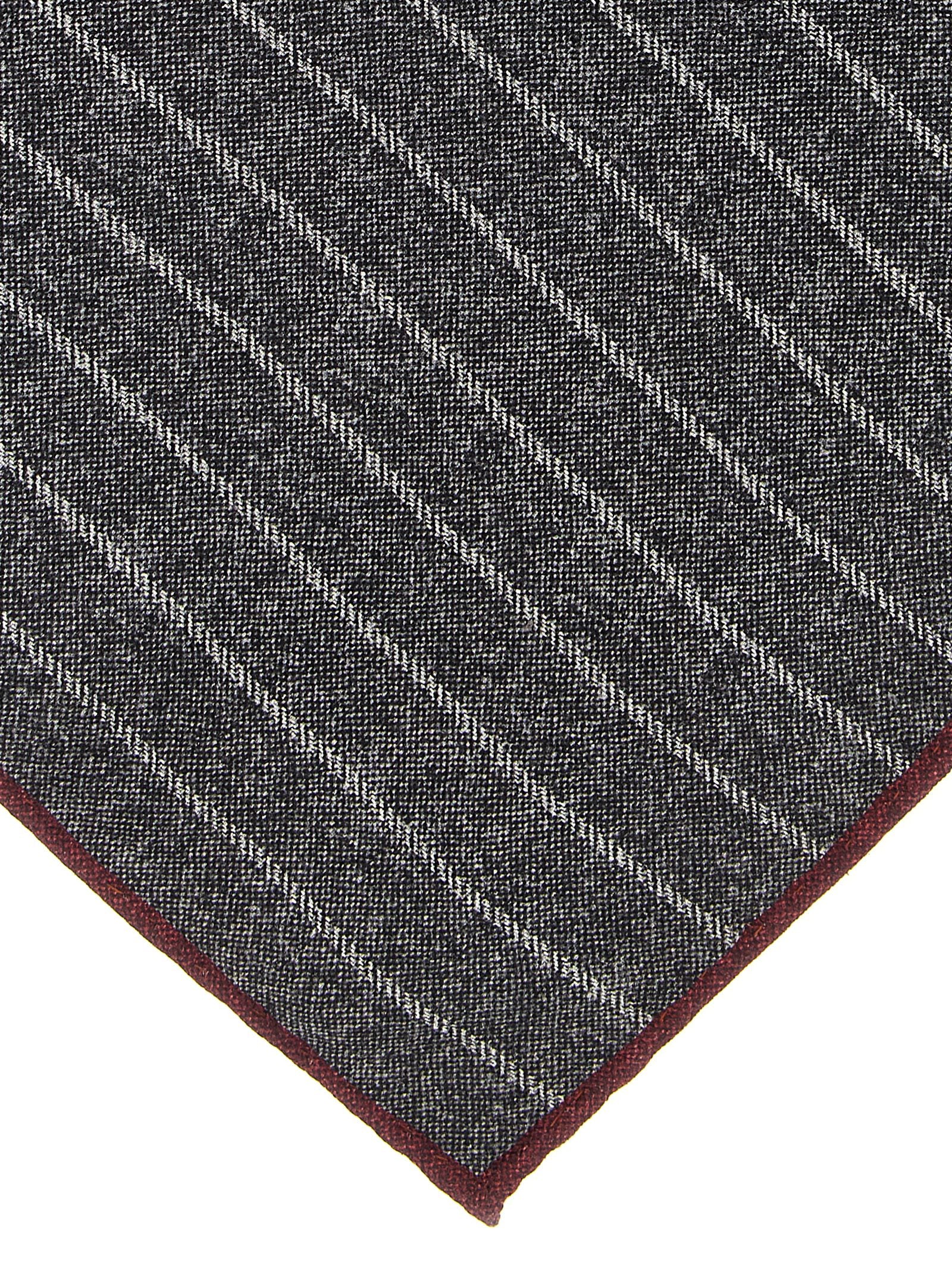 Gray Silk Pocket Square