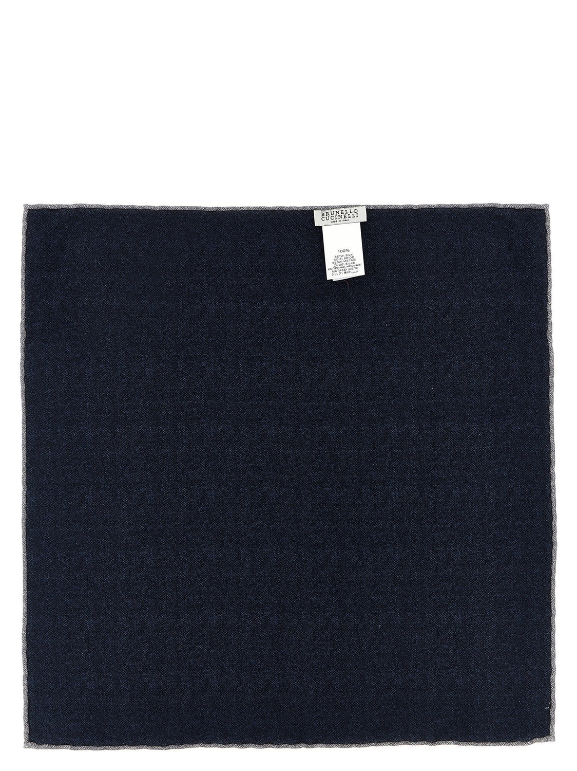 Blue Silk Pocket Square
