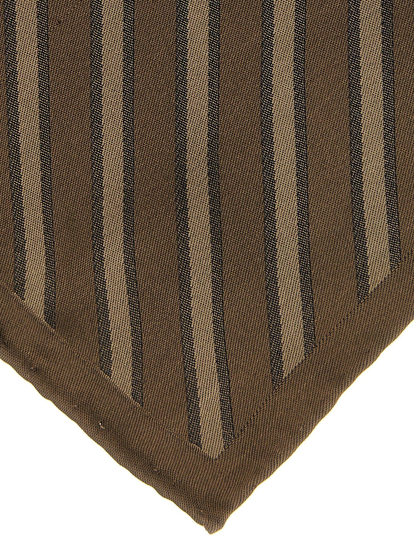 Brown Silk Foulard