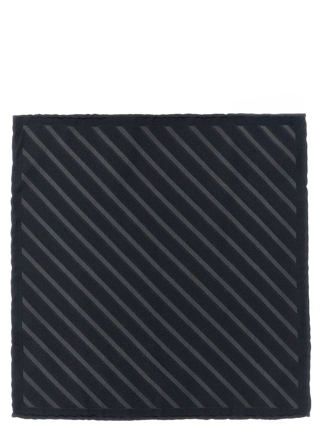 Gray Silk Pocket Square
