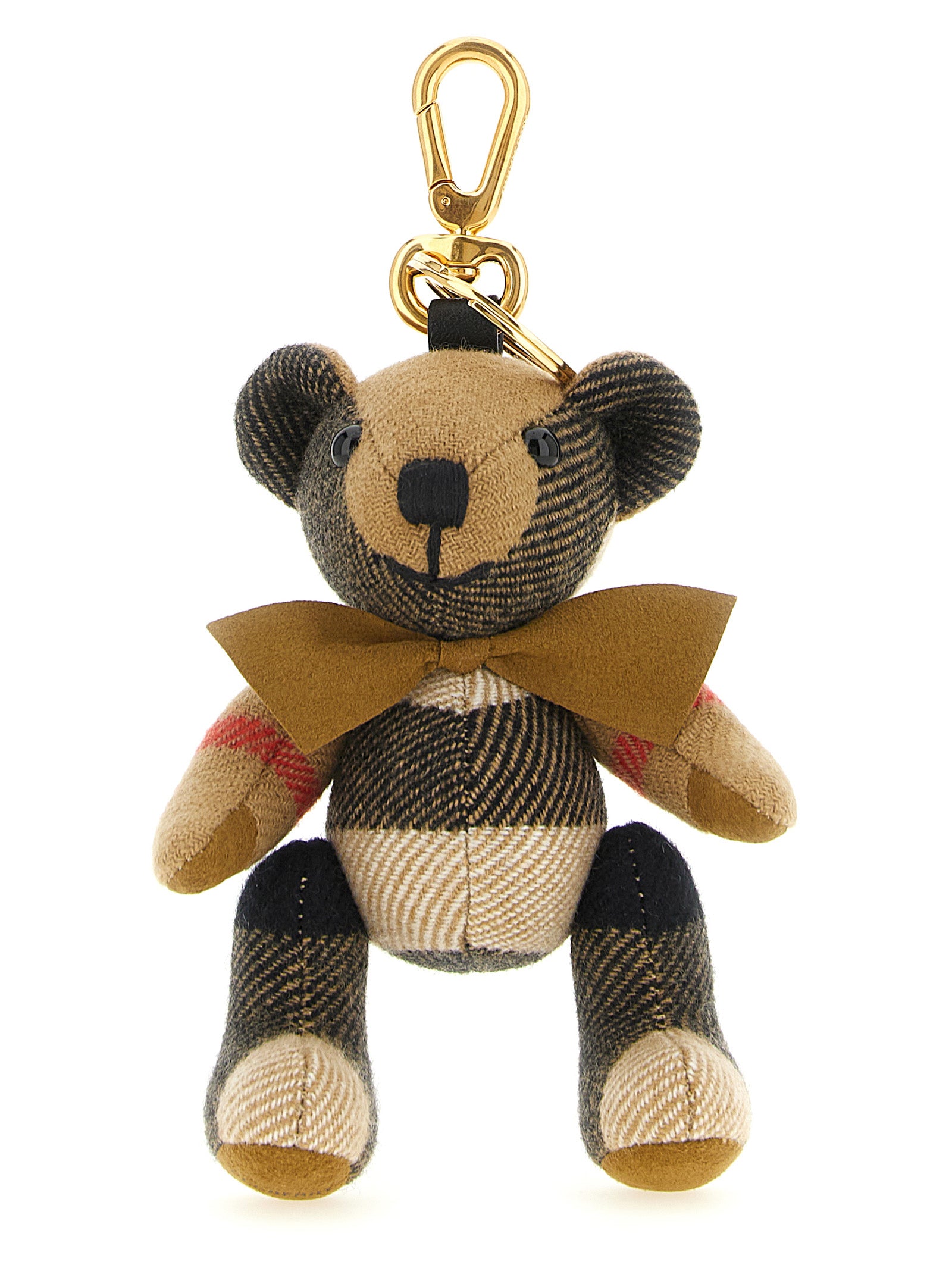 Beige Cashmere Keychain