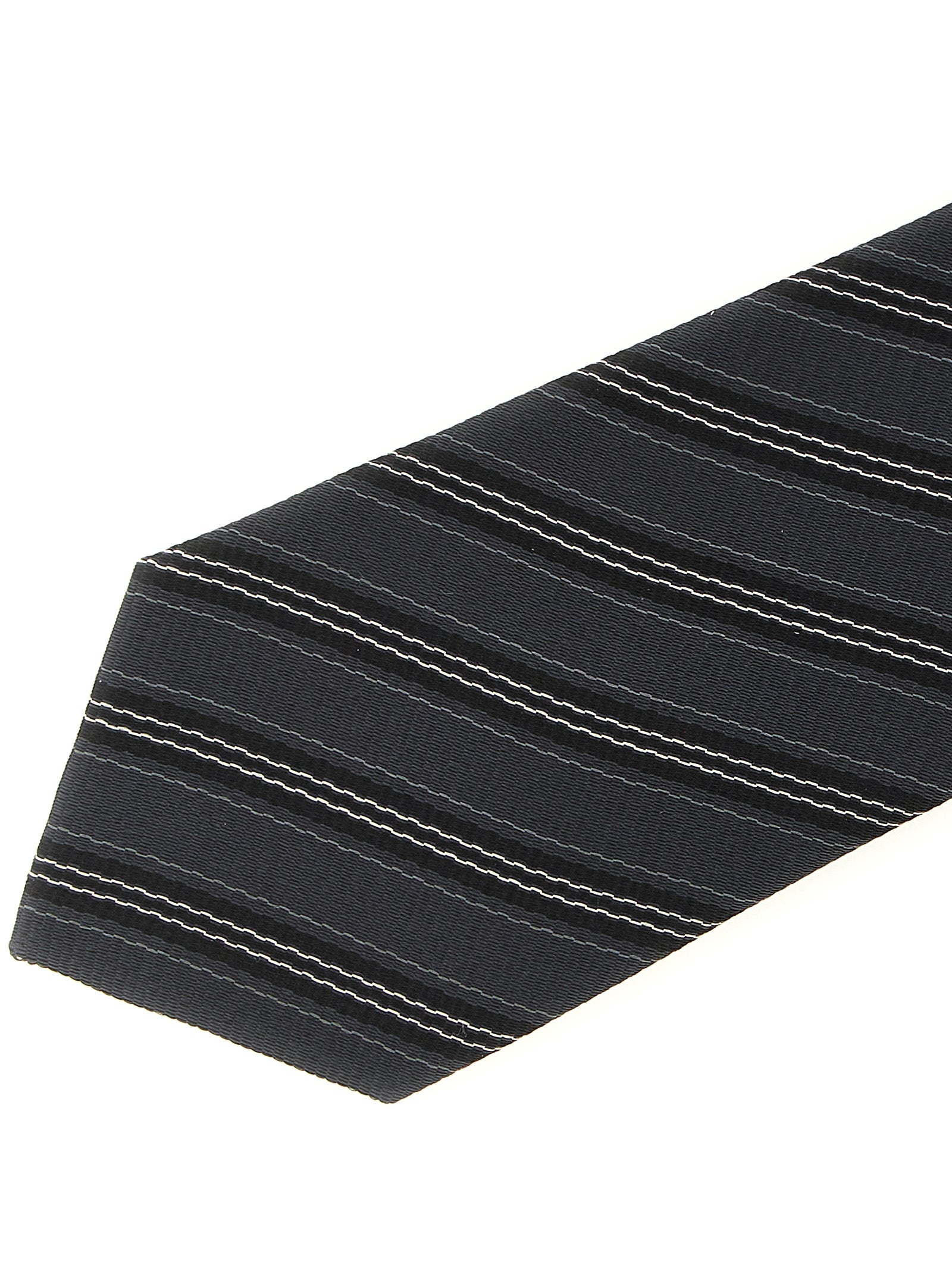 Gray Silk Tie