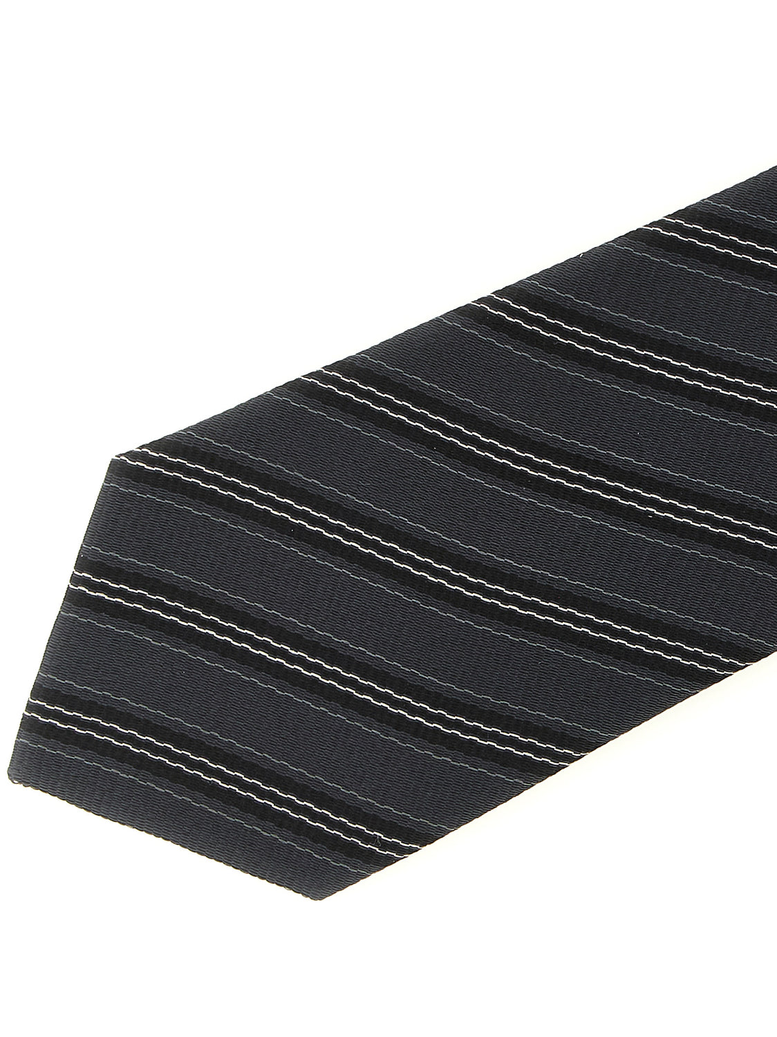 Gray Silk Tie