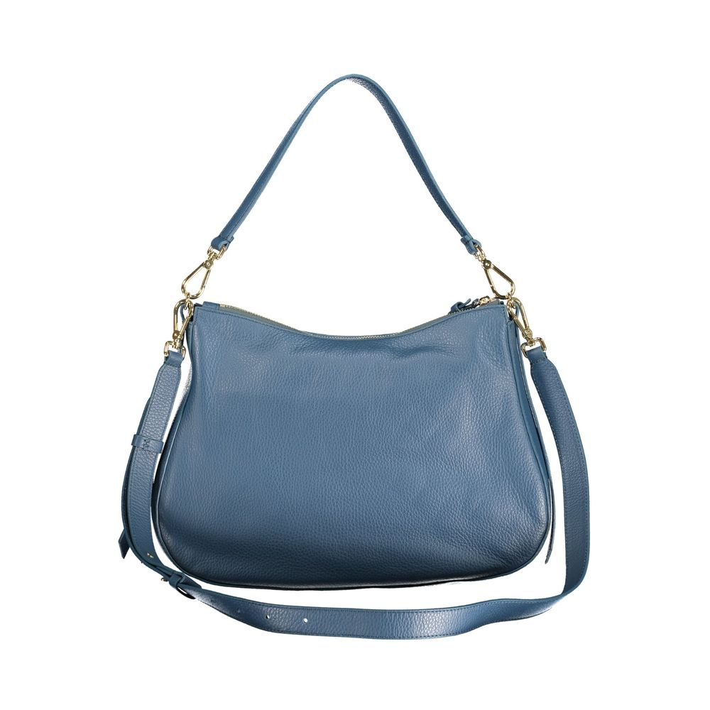 Blue Leather Womens Bag