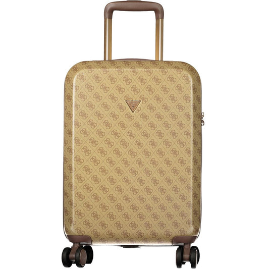 Beige ABS Womens Trolley