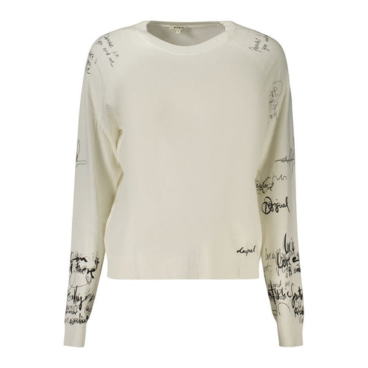 White Viscose Sweatshirt