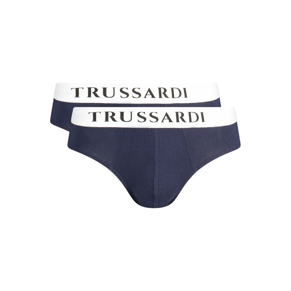 Blue Cotton Men's Underwear