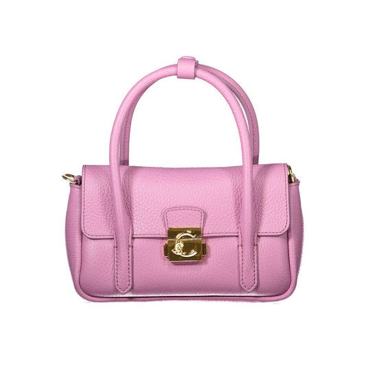Purple Leather Handbag