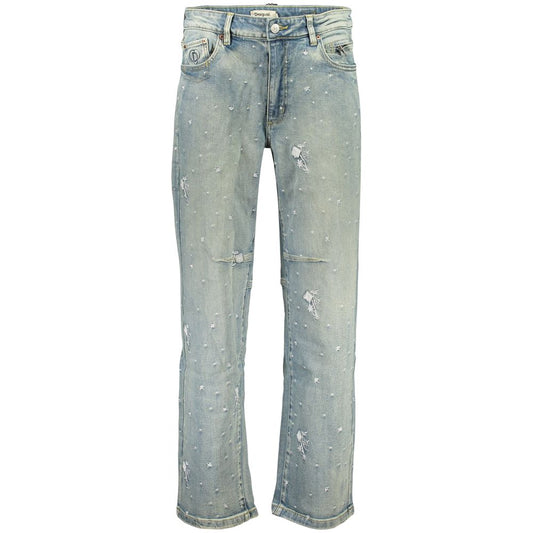 Blue Cotton Jeans Denim