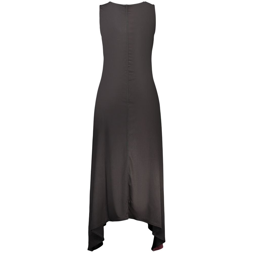 Black Polyester Women's Dress