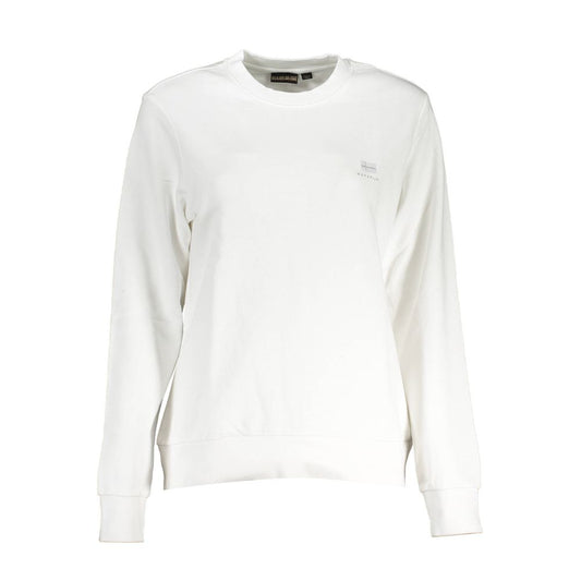 White Cotton Sweatshirt