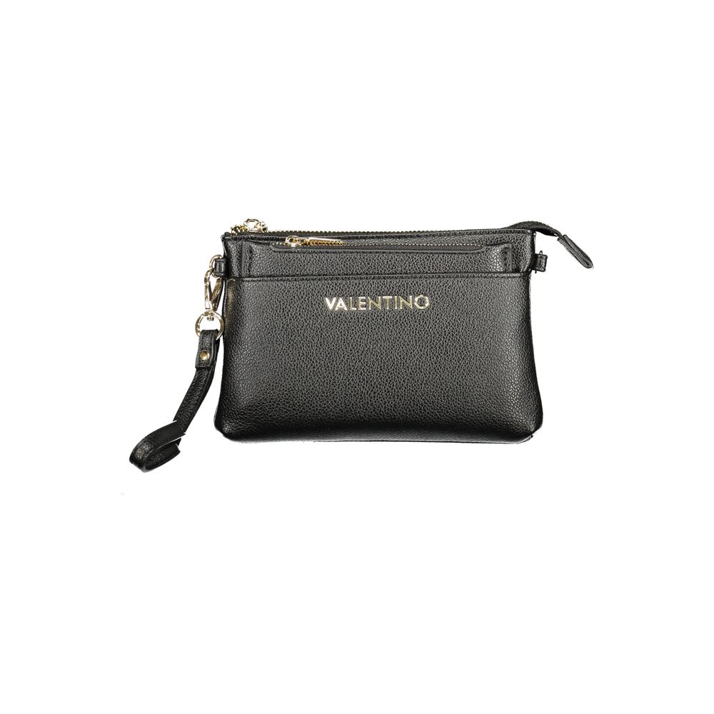 Black Polyurethane Womens Wallet