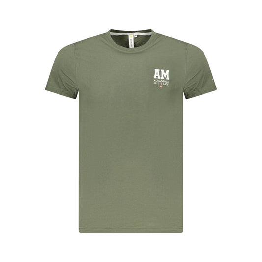 Green Cotton Men's T-Shirt