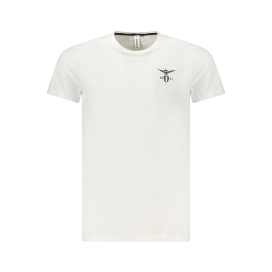 White Cotton Men's T-Shirt