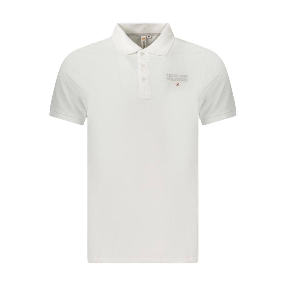 White Cotton Polo Shirt