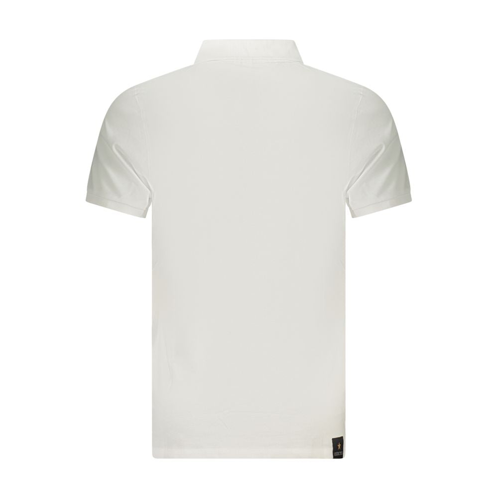 White Cotton Polo Shirt