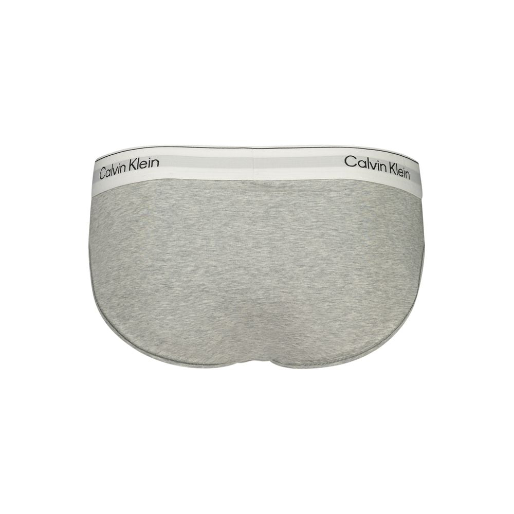 Gray Cotton Briefs
