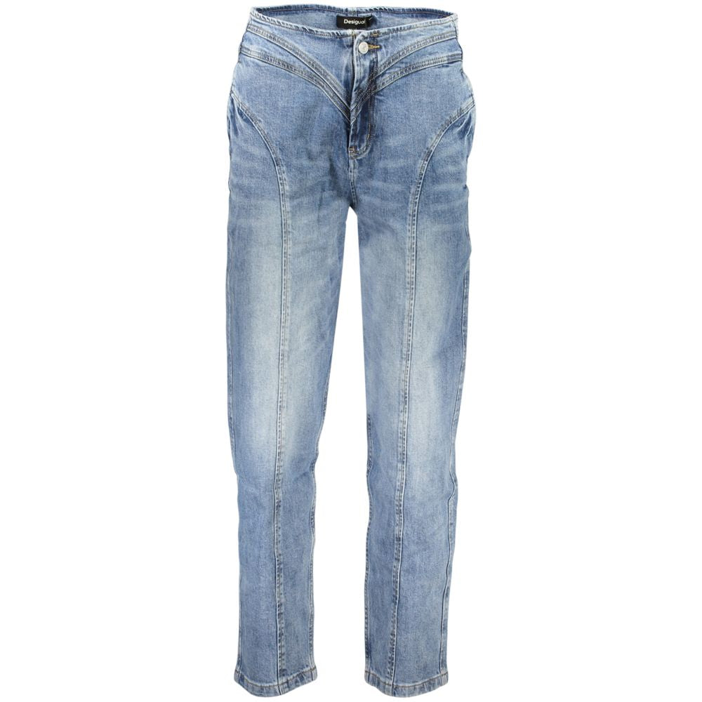 Blue Cotton Jeans Denim