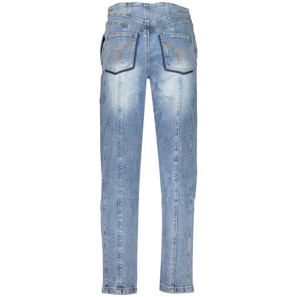 Blue Cotton Jeans Denim