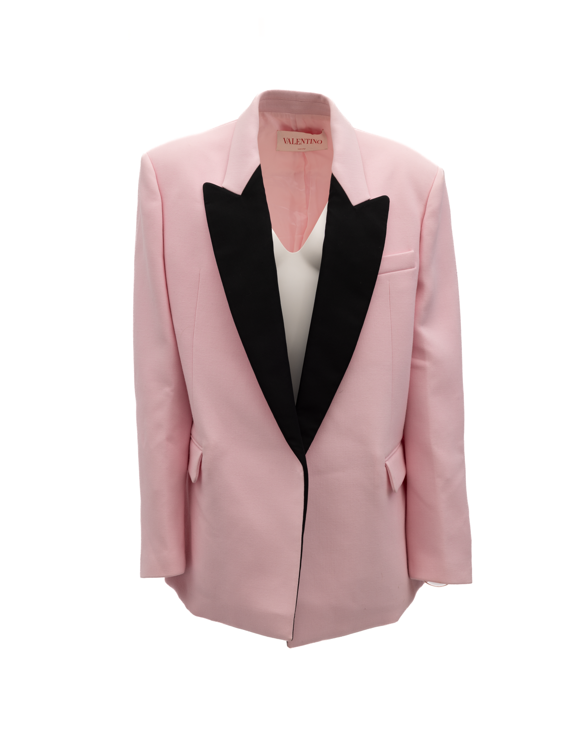 Pink Tuxedo Blazer