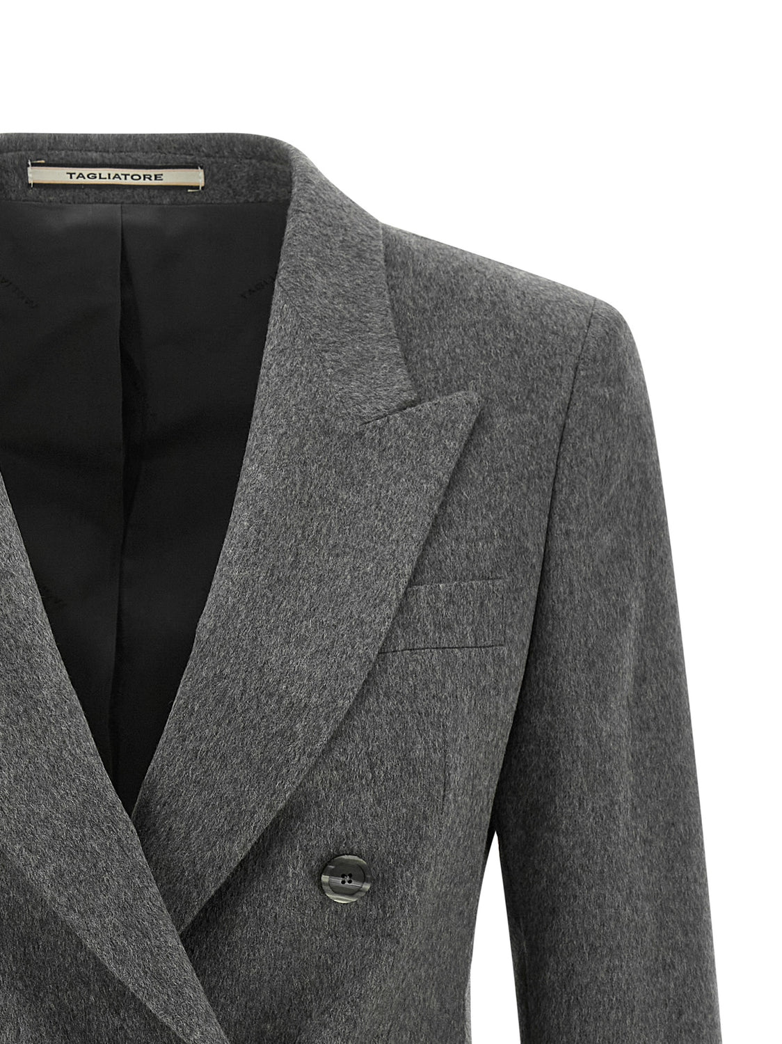 Gray Cashmere Blazer
