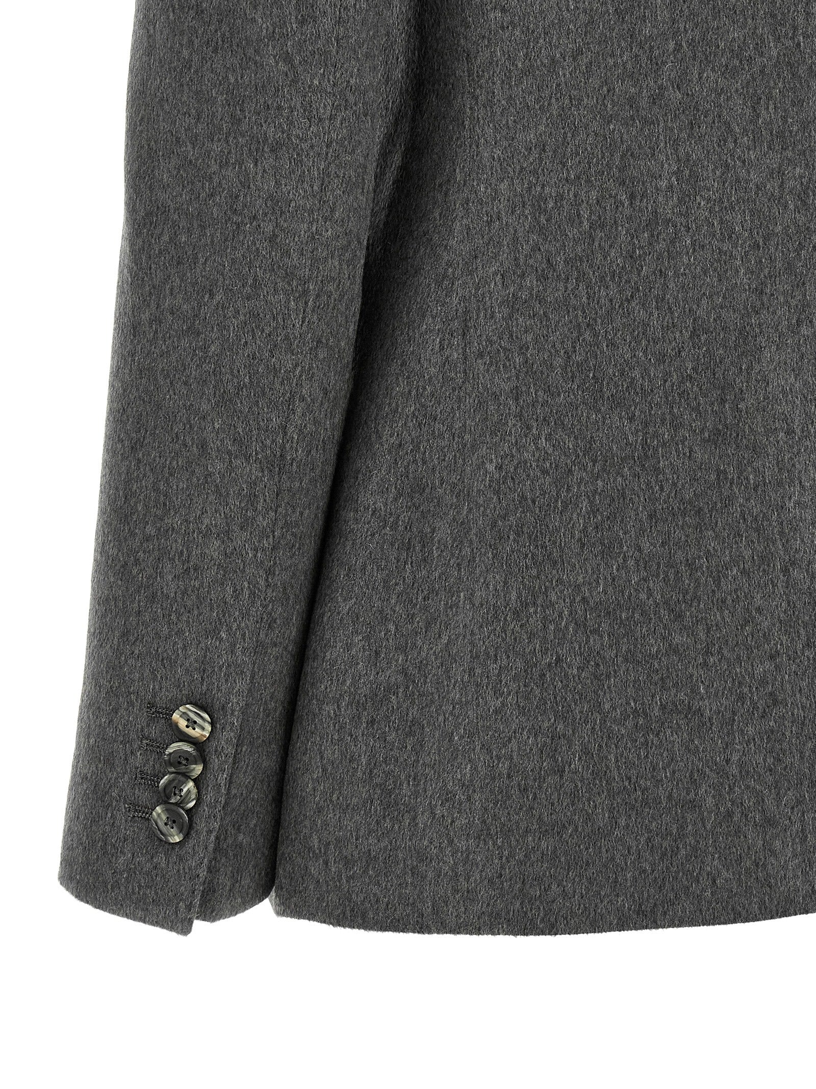 Gray Cashmere Blazer