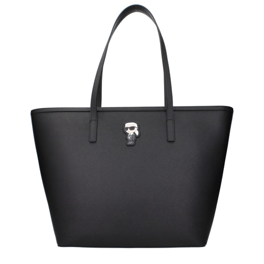 Black Polyethylene Shoulder Bag