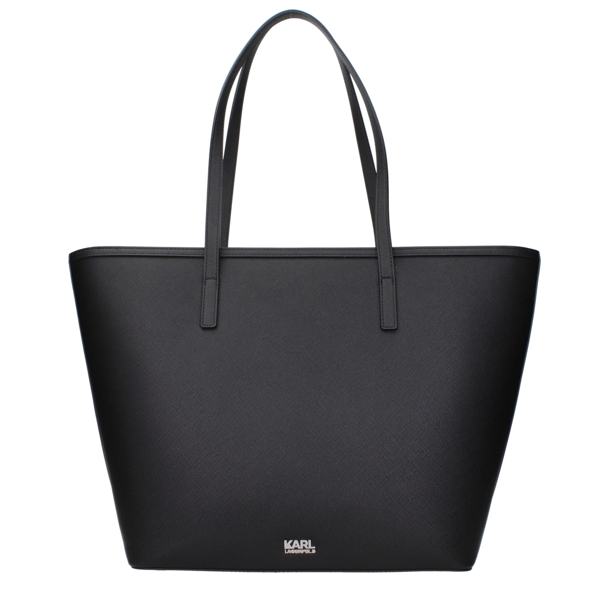 Black Polyethylene Shoulder Bag
