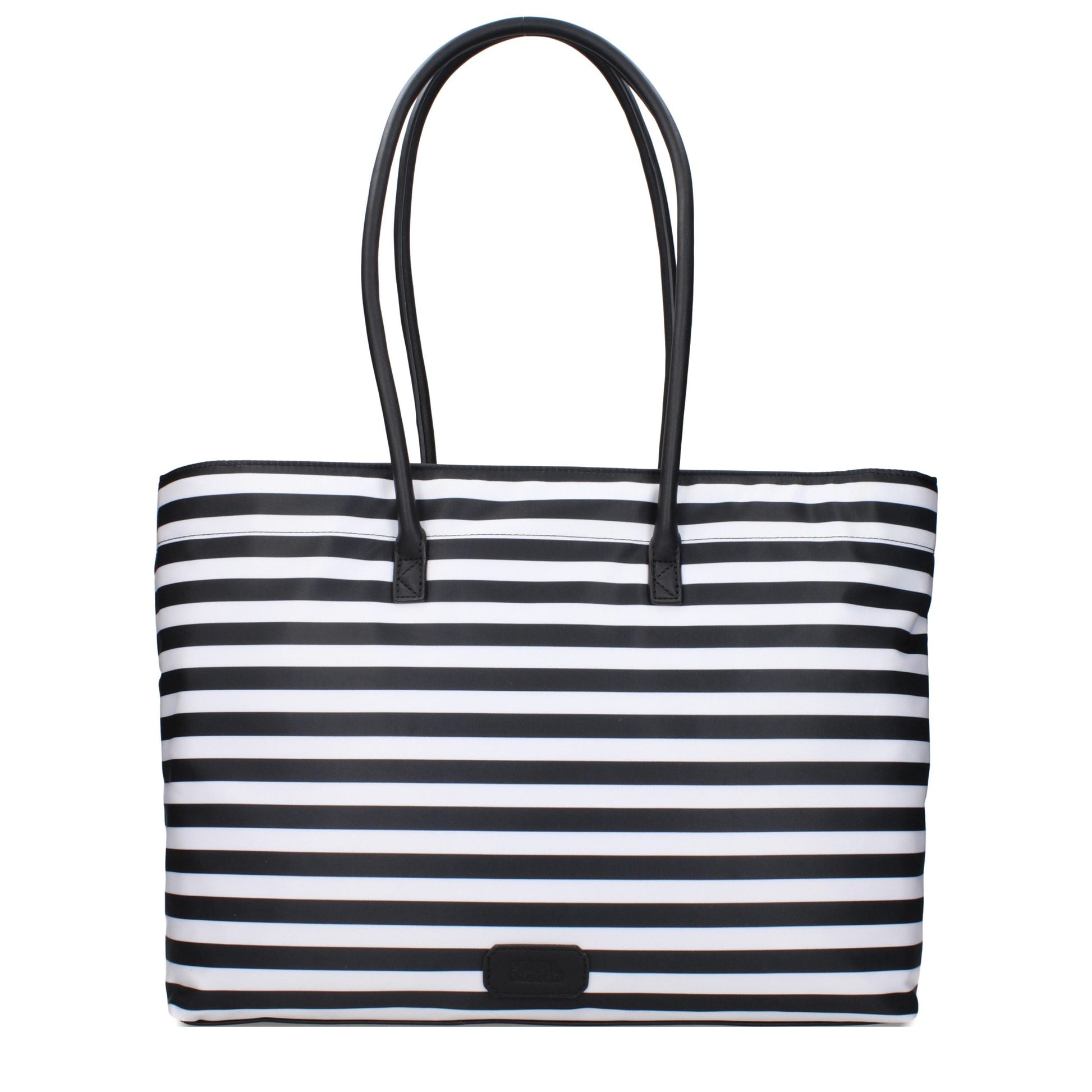 Black Fabric Shoulder Bag