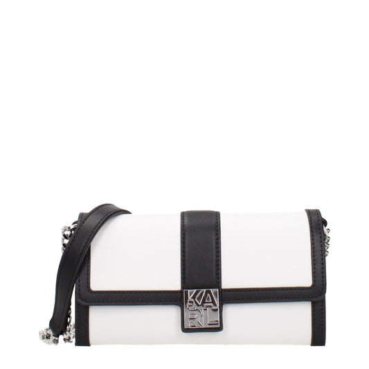 White Leather Clutch Bag
