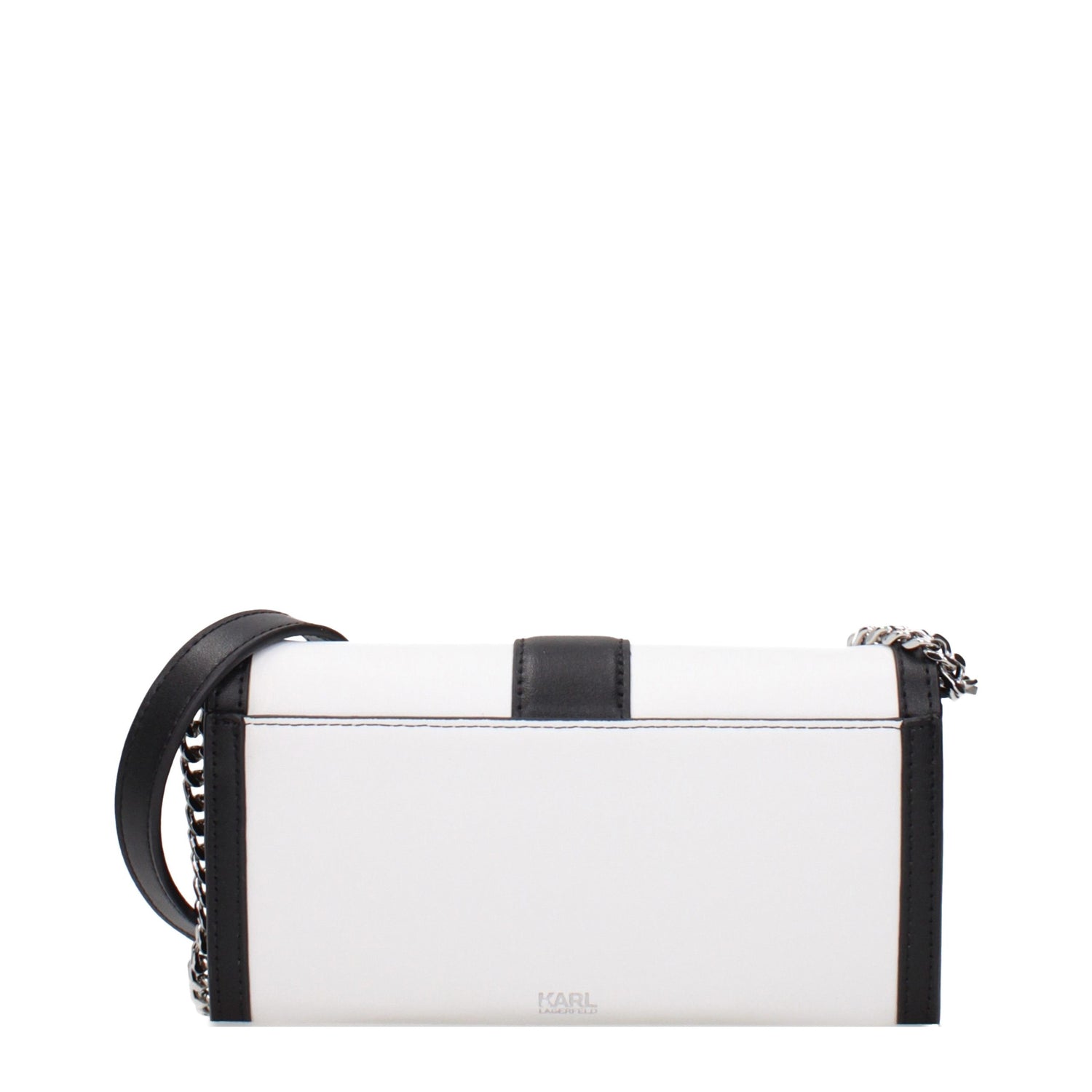 White Leather Clutch Bag