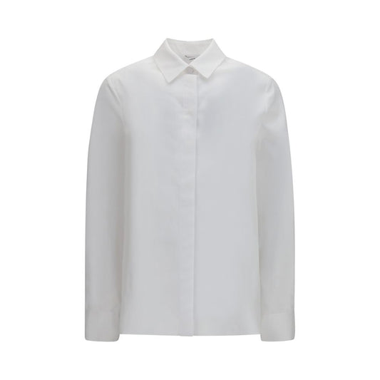 White Cotton Dress Shirt