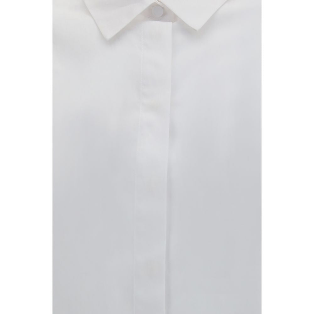 White Cotton Dress Shirt