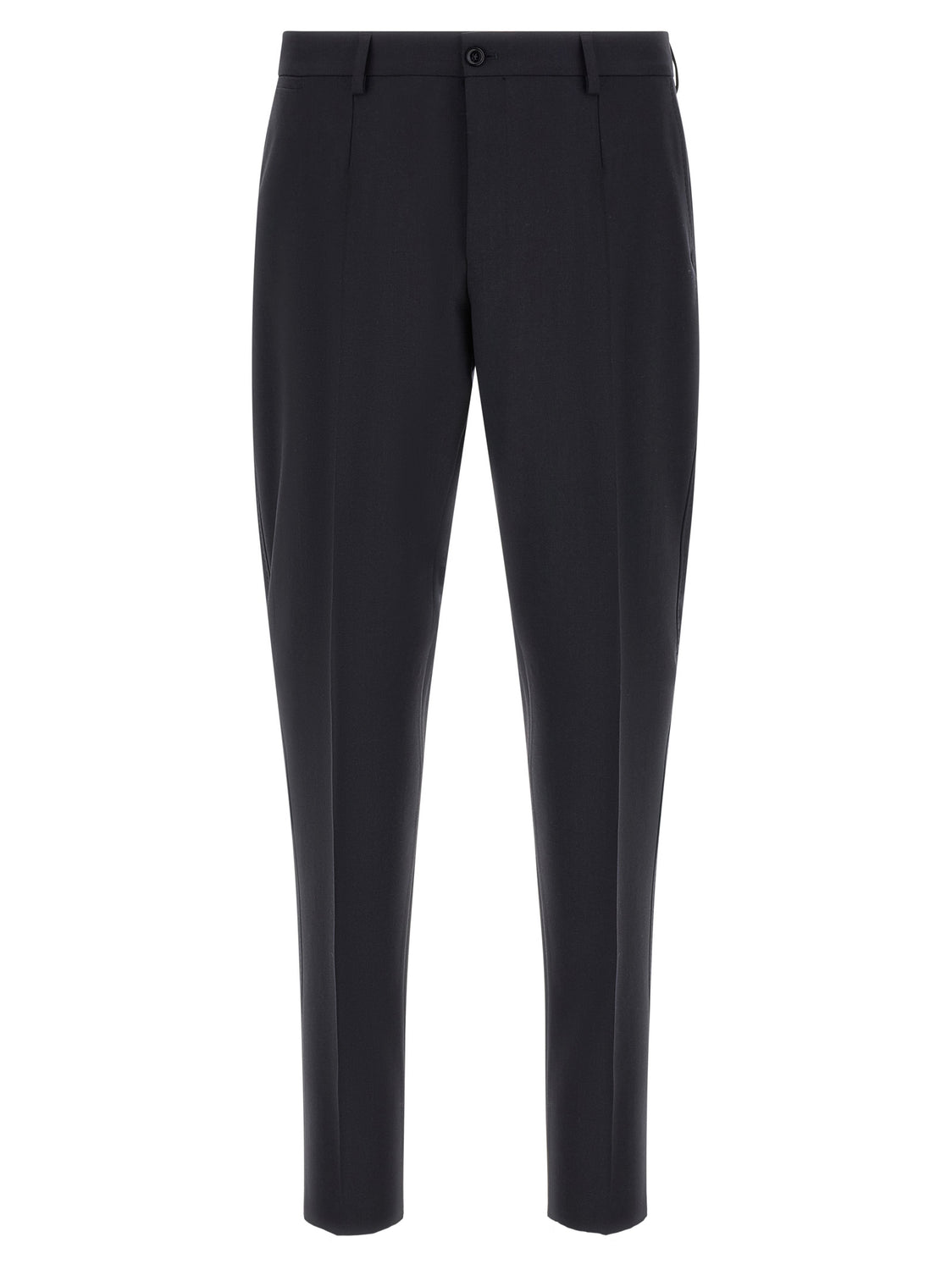 Blue Virgin Wool Two-Piece Suit