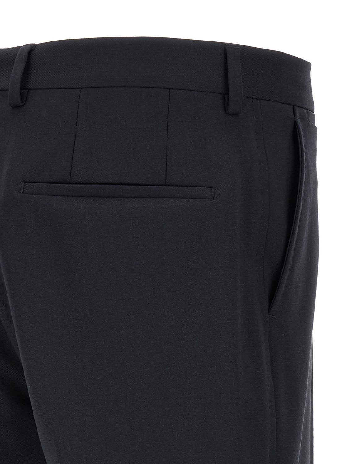 Blue Virgin Wool Two-Piece Suit