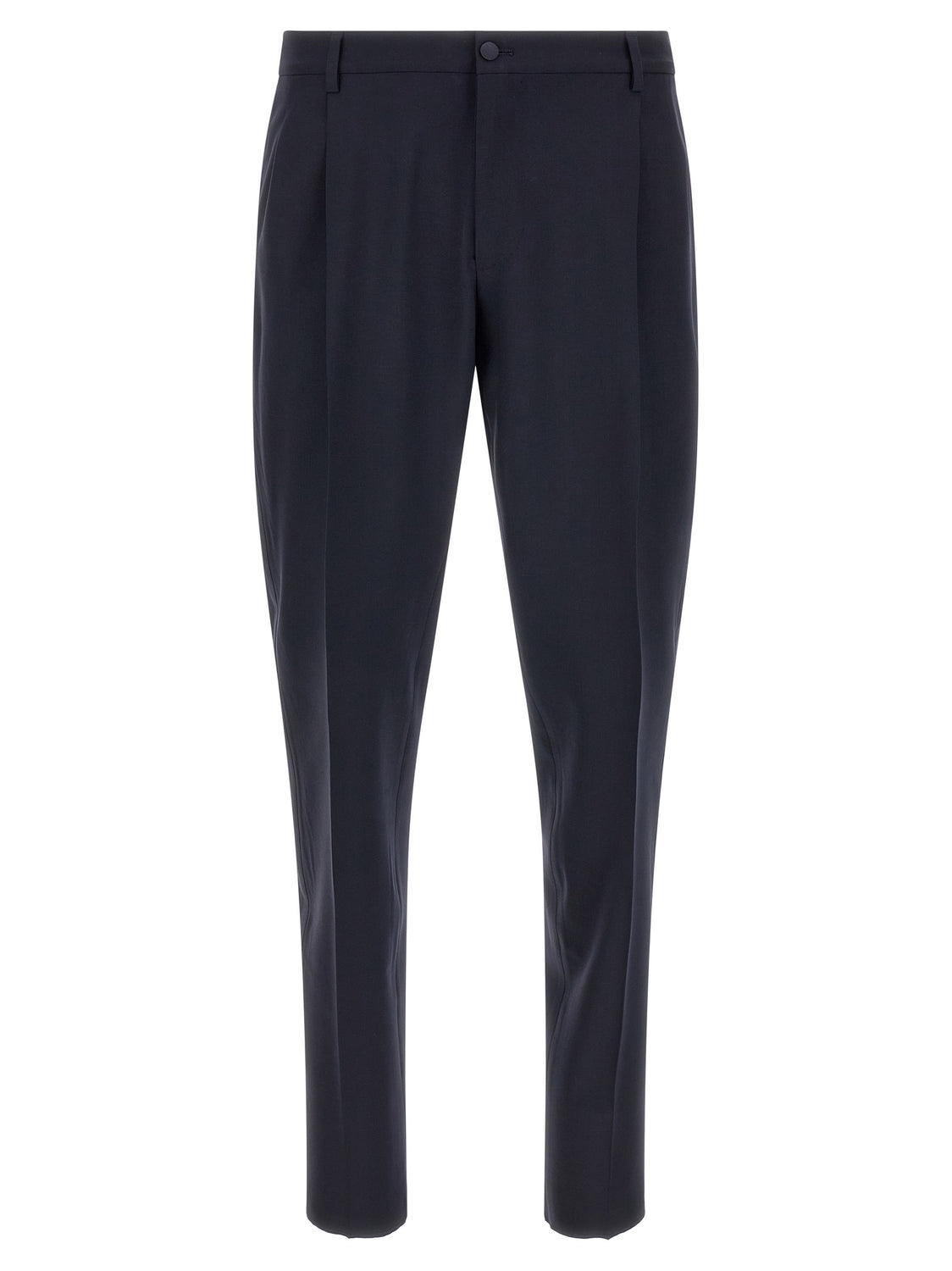 Blue Virgin Wool Two-Piece Suit