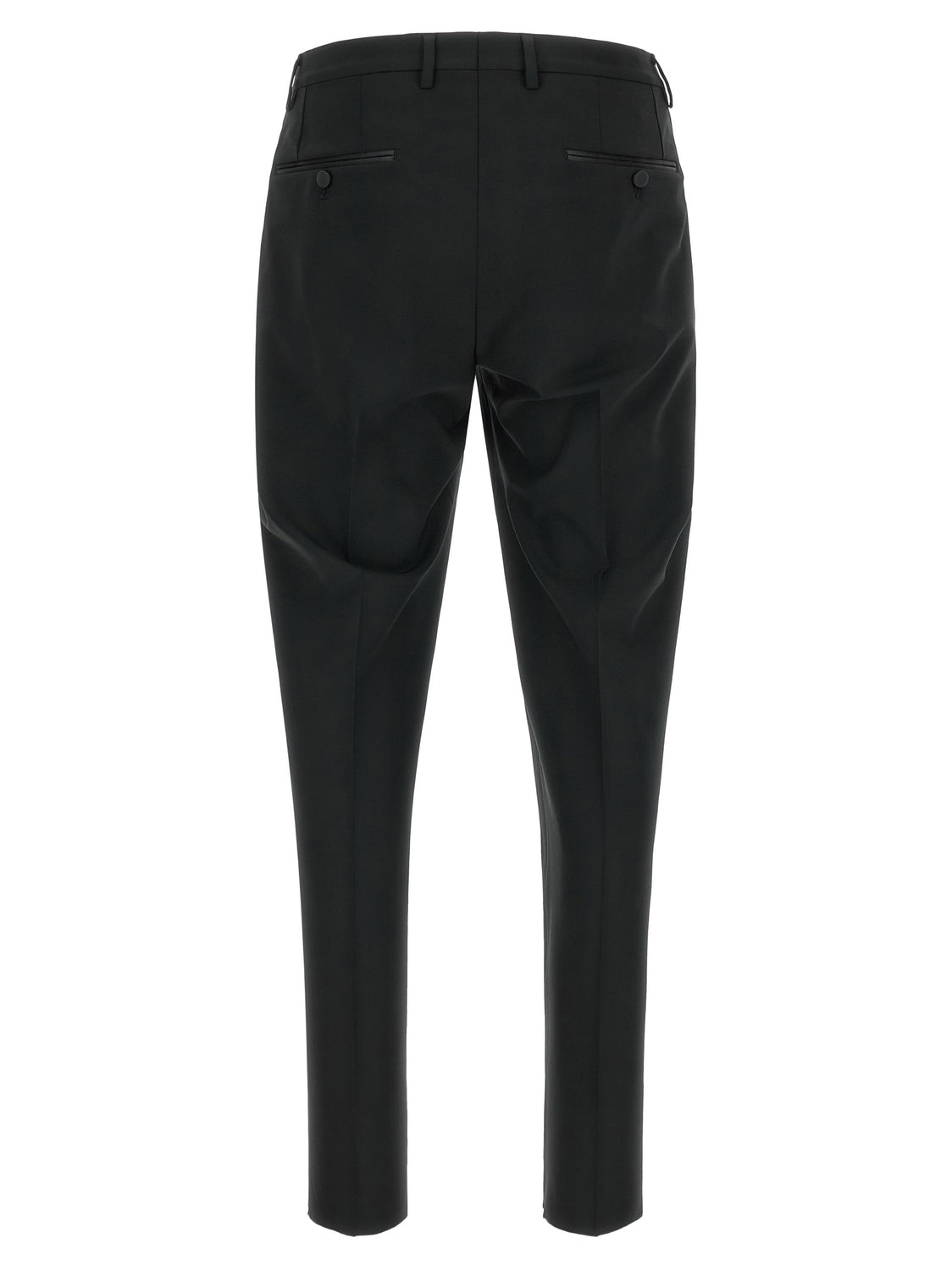 Black Virgin Wool Two-Piece Suit