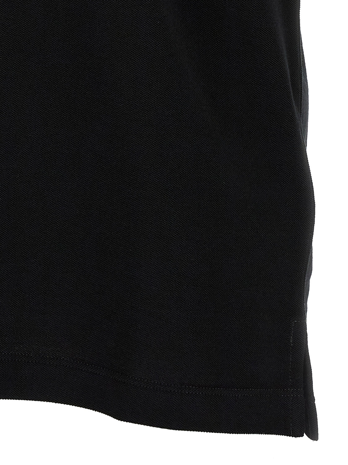Black Cotton Polo Shirt