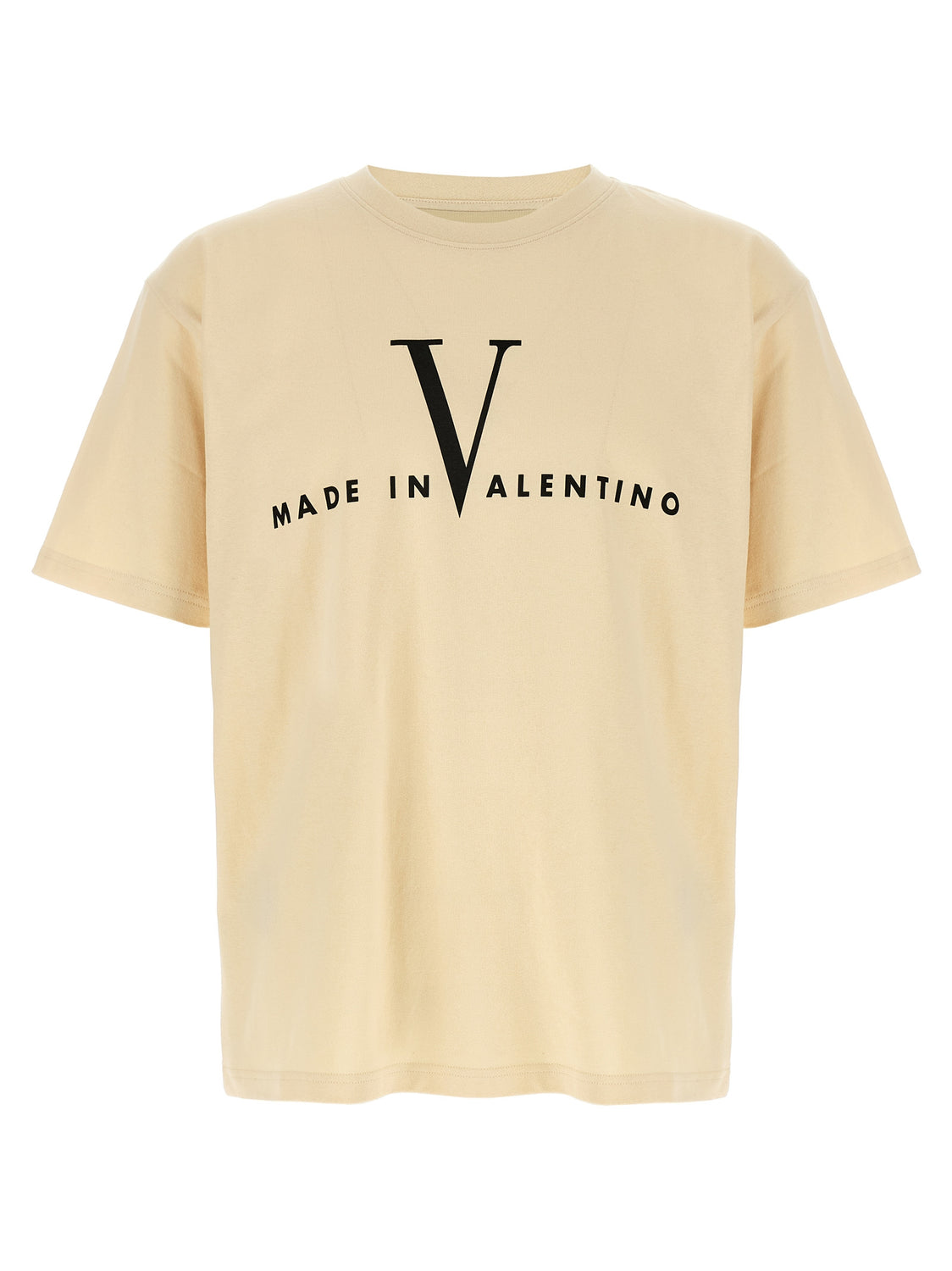 Beige Cotton T-Shirt