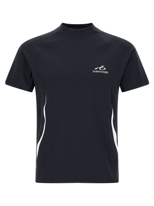 Blue Polyamide T-Shirt