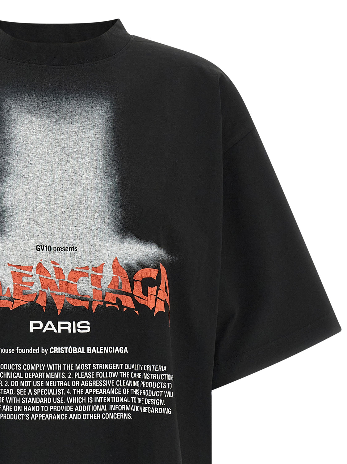 Black Cotton T-Shirt
