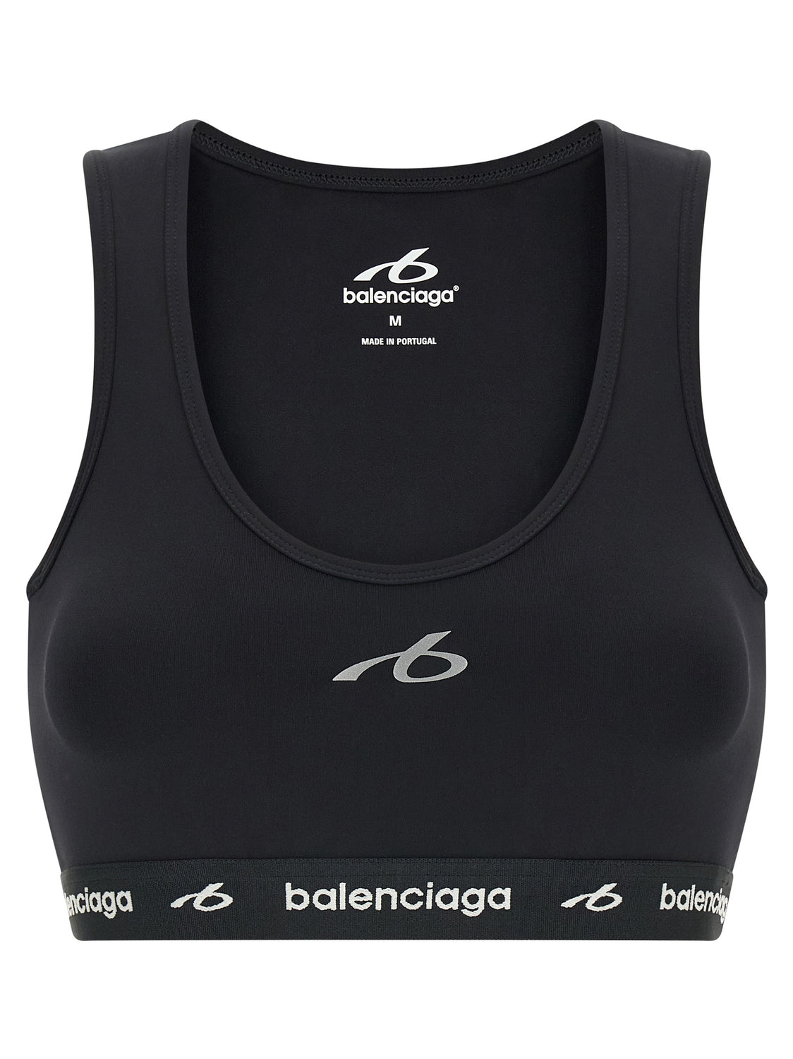 Black Polyamide Sport Bra
