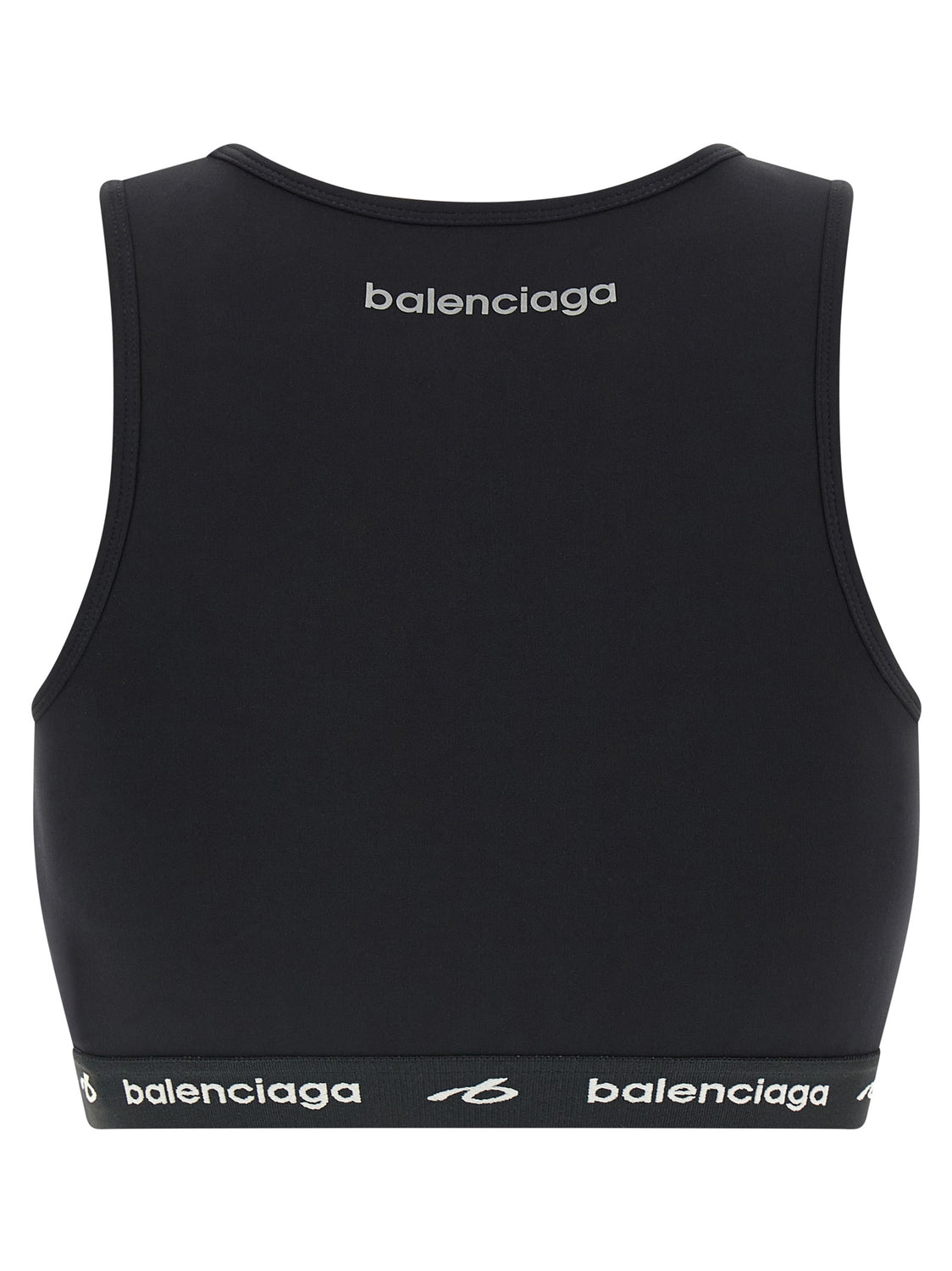 Black Polyamide Sport Bra