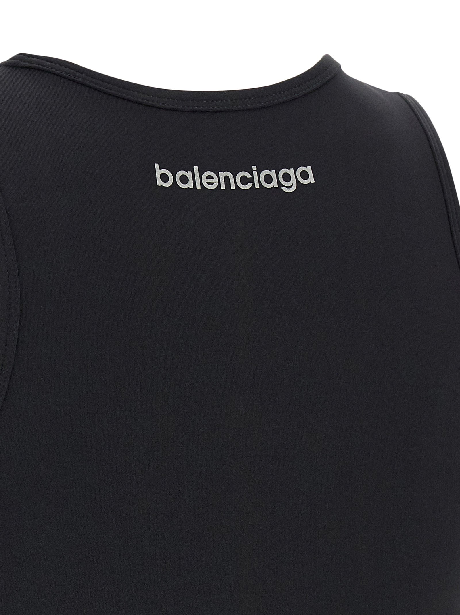 Black Polyamide Sport Bra
