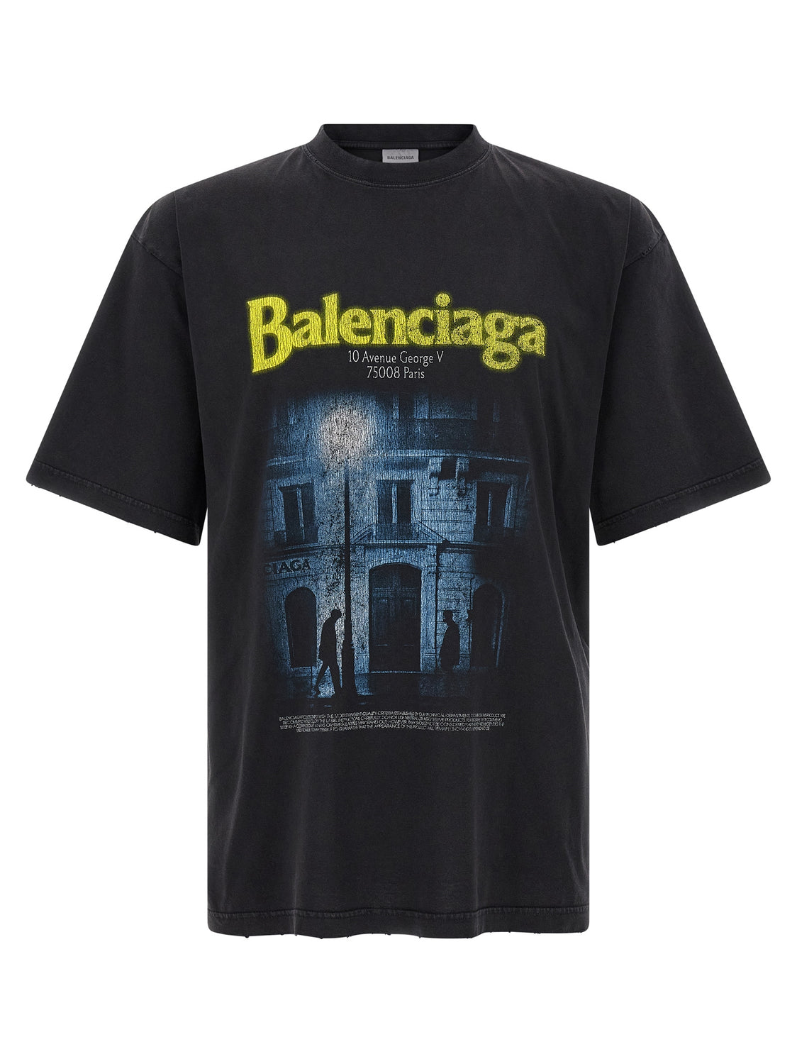 Black Cotton T-Shirt