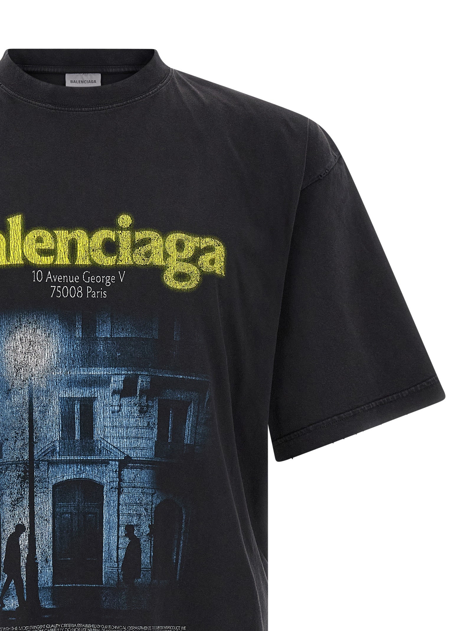 Black Cotton T-Shirt