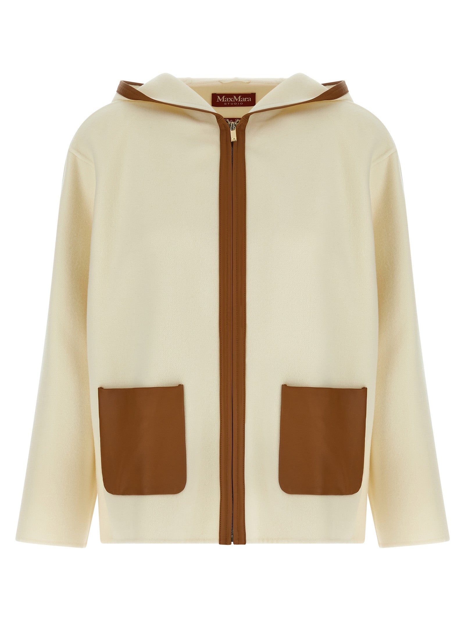 White Virgin Wool Coat