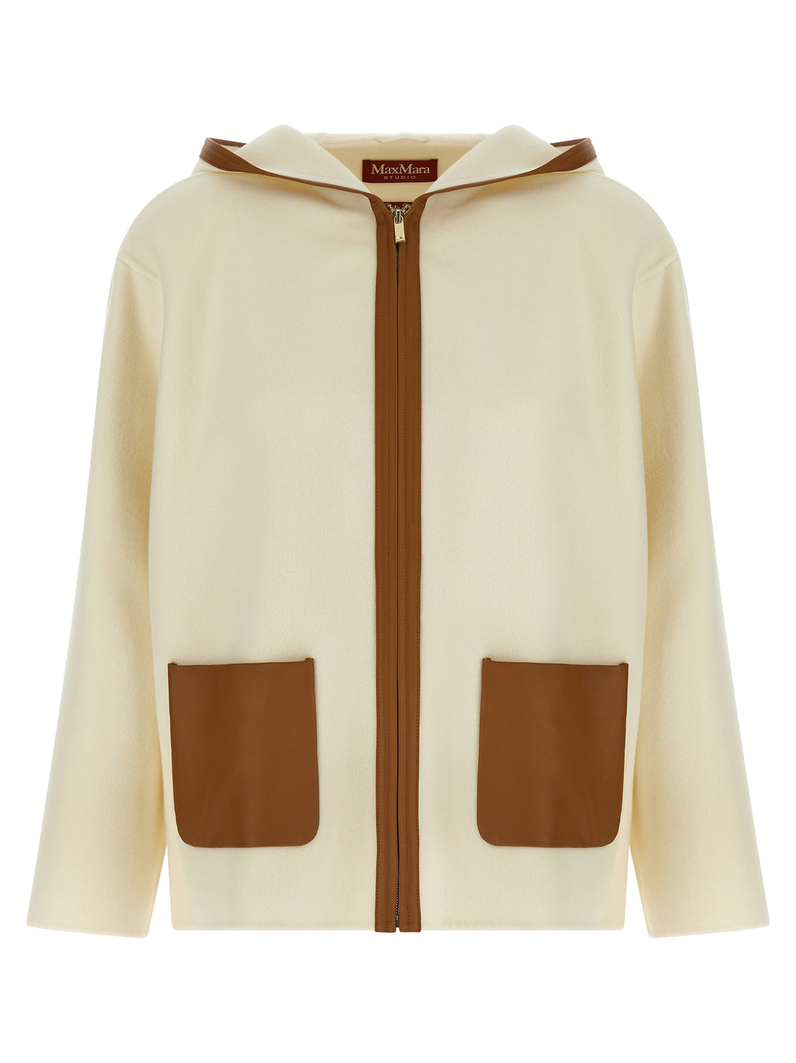 White Virgin Wool Coat